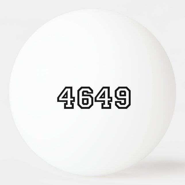 4649 Japanischer Slang Yoroshiku Tischtennisball (Vorderseite)