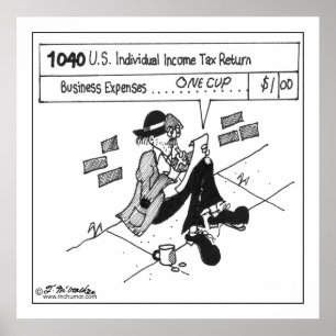 4666_tax_Cartoon Poster