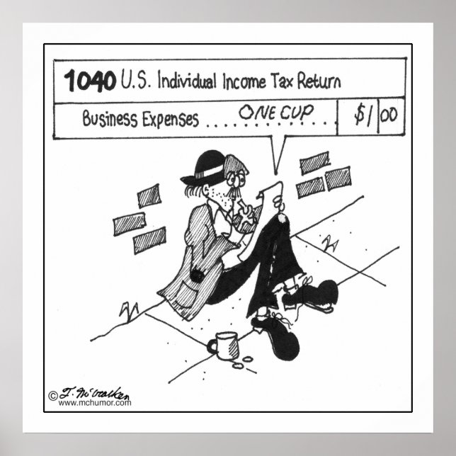4666_tax_Cartoon Poster (Vorne)