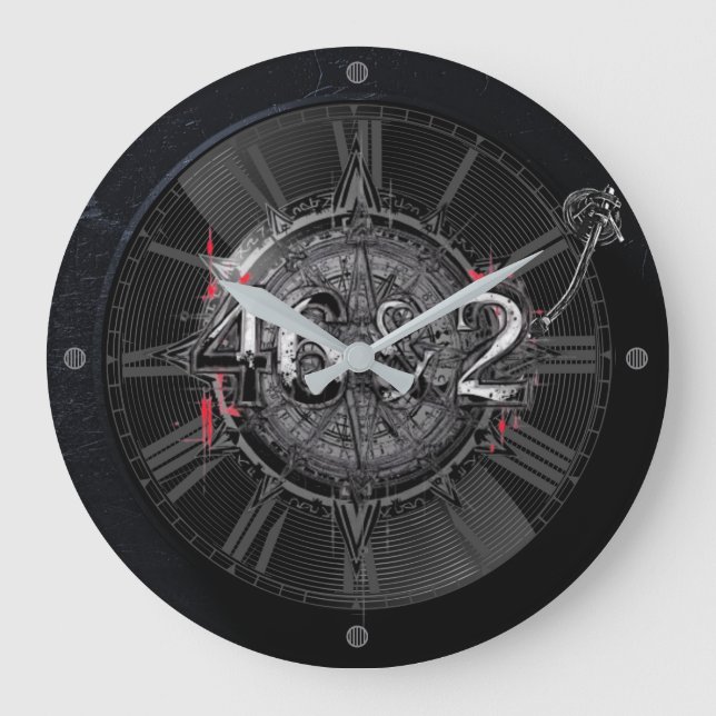 46 & 2 Tool Schattenuhr Große Wanduhr (Vorderseite)