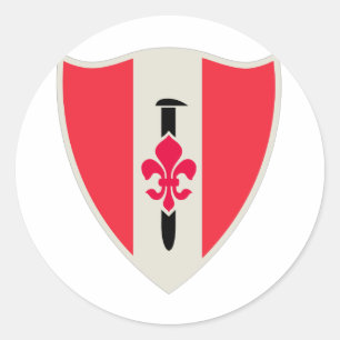 46. Armeeingenieur-Bataillon Runder Aufkleber