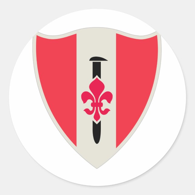 46. Armeeingenieur-Bataillon Runder Aufkleber (Vorderseite)