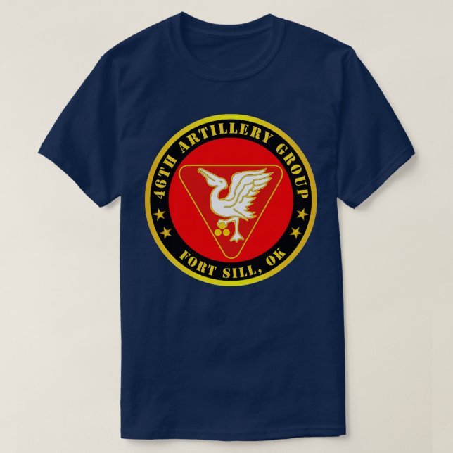 46. Artillery Group Fort Sill OK T-Shirt (Design vorne)