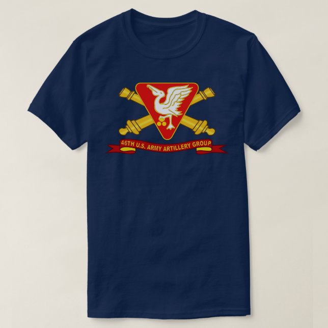 46. Artillery Group w Br Ribbon T-Shirt (Design vorne)