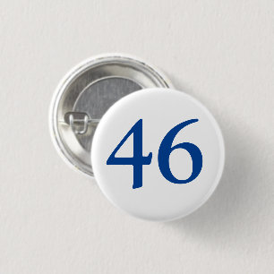 "46" Biden-Präsident, Biden Harris 2020, Wahl Button