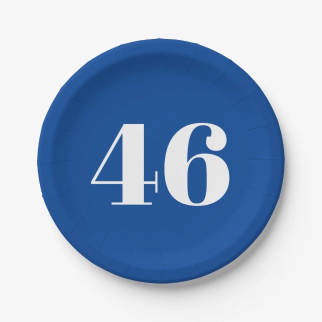 "46" Biden-Präsident, Biden Harris 2020, Wahl Pappteller (Vorderseite)