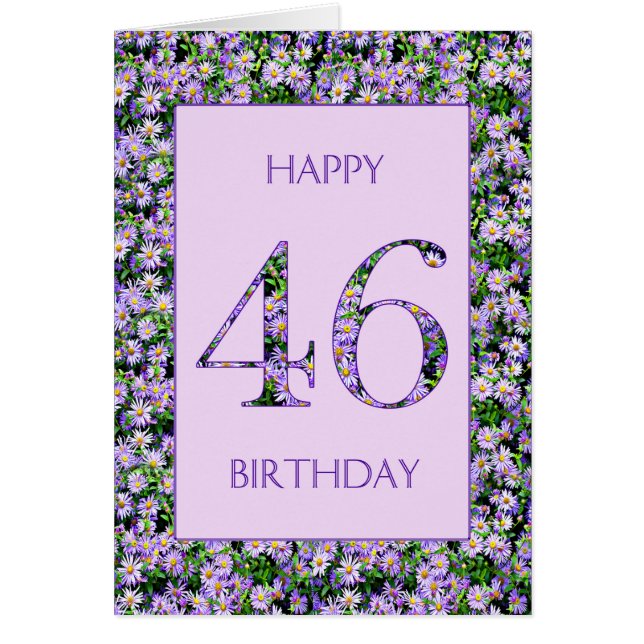46. Geburtstag Lila Tageszeitung (Vorne)