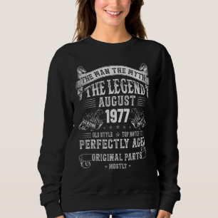 46. Geburtstag Mann in Mythologie Legende des Augu Sweatshirt