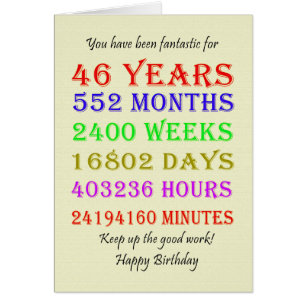 46. Geburtstagsfeiertage