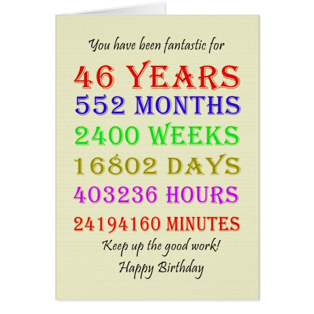 46. Geburtstagsfeiertage (Vorne)