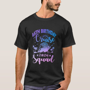 46. Geburtstagskreuz 2024 Matching Party Fam T-Shirt