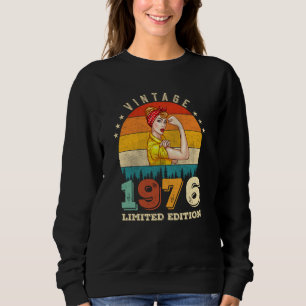 46 Jahre alt 1976 Vintag 46. Geburtstag Geschenke  Sweatshirt