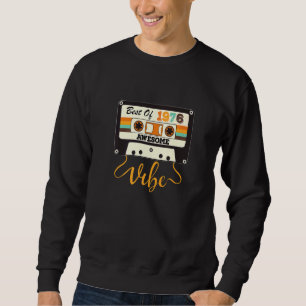 46 Jahre alter Tag Best of 1976 Cassette Tape 46. Sweatshirt