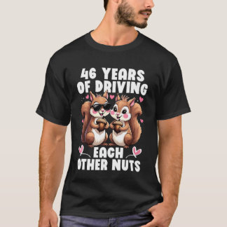 46 Jahre lang machen sich das Eichhörnchen-Paar ve T-Shirt