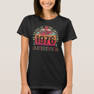 46 Jahre Vintag 1976 46. Geburtstag T-Shirt