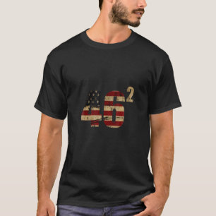 46 Squared Biden 2020 Second Term USA Vintag T-Shirt