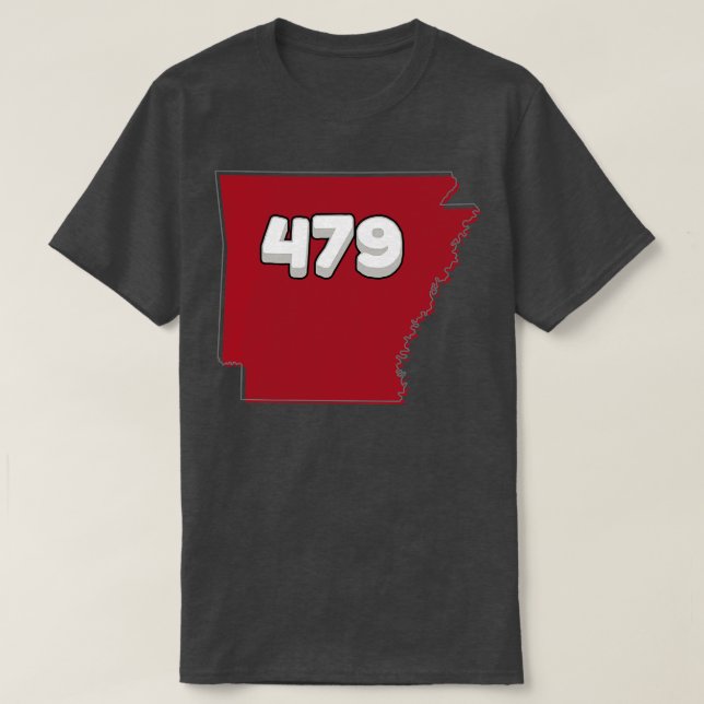 479 ARKANSAS-AREA-CODES WPS T-Shirt (Design vorne)