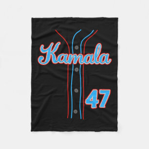 47 Baseball Jersey Shirt Team Kamala für den Präsi Fleecedecke