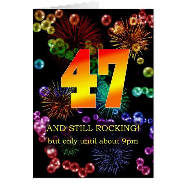 47. Geburtstag noch rocken (Vorne)