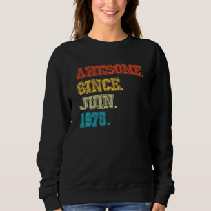 47. Geburtstag Phantastisch seit Februar 1975 47 J Sweatshirt
