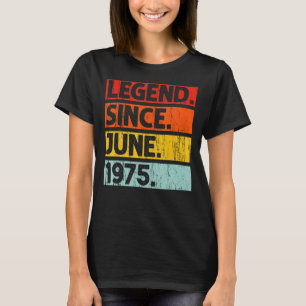 47. Geburtstag seit Juni 1975 47 Jahre alt T-Shirt