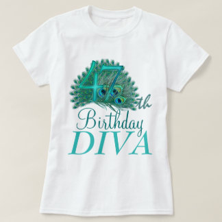 47. Geburtstags-Diva-Shirts T-Shirt