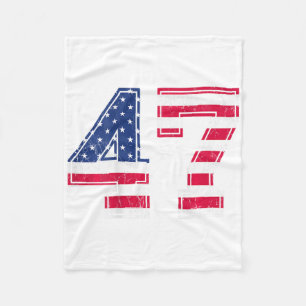 47 Geburtstags-Shirt Usa-Flagge Sportsteam-Trikot Fleecedecke