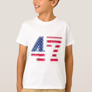 47 Geburtstags-Shirt Usa Flagge Sportsteam Trikot T-Shirt
