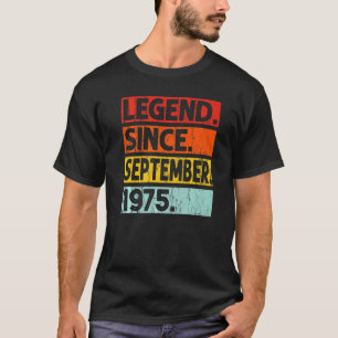 47. Geburtstagsfeier Seit September 1975 47 Jahr T-Shirt