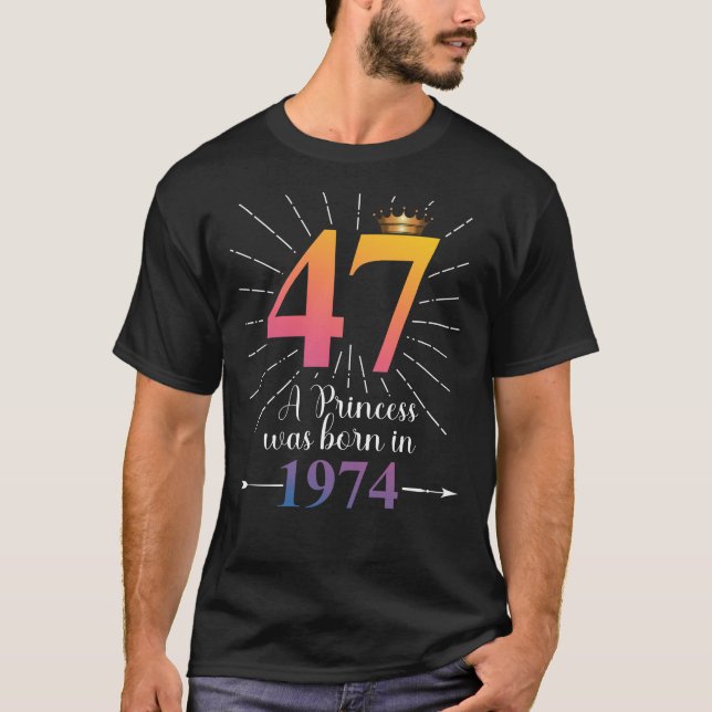 47. Geburtstagsgeschenk 47 Jahre T-Shirt (Vorderseite)