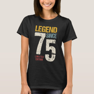 47 Jahre alt 1975 Vintage 47. Geburtstagsdekoratio T-Shirt