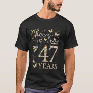 47 Jahre alt 47. Geburtstag B-Day Party W T-Shirt