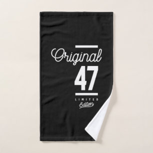 47 Jahre alt - 47. Geburtstag Funny Gift Handtuch