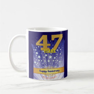 47 Jahre CUSTOM Recovery-Jubiläum Fett gedruckte Z Kaffeetasse