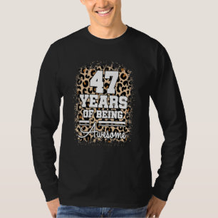 47 Jahre Phantastisch 47. Geburtstag Niedlich Leop T-Shirt