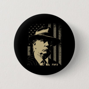 47. Jubiläum Usa Flagge Retro Abgenutzt Grunge  Button