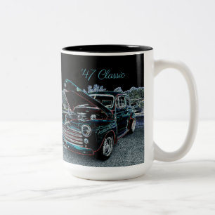 '47 Klassisches Automobil Zweifarbige Tasse