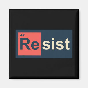 47 Periodischer Tisch gegen Trump Magnet