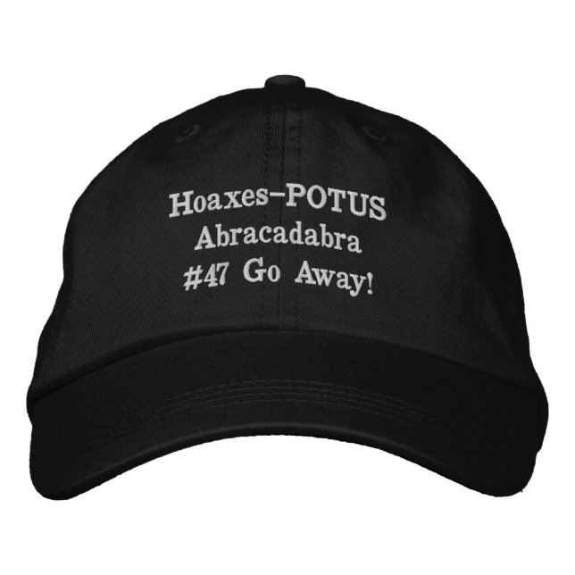 #47 Politisch Bestickte Baseballkappe (Vorderseite)