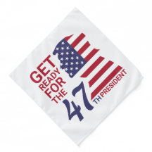 47. Präsident, amerikanische Trump-Flagge