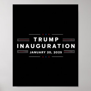 47 Präsident Donald Trump Tag der Amtseinführung 2 Poster