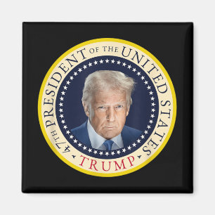 47. Präsident Trump Offiziell Portrait Siegel 4. Magnet