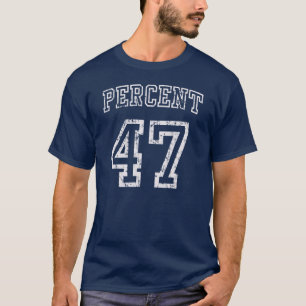 47 Prozent lustiges Romney Sprachet-shirt T-Shirt