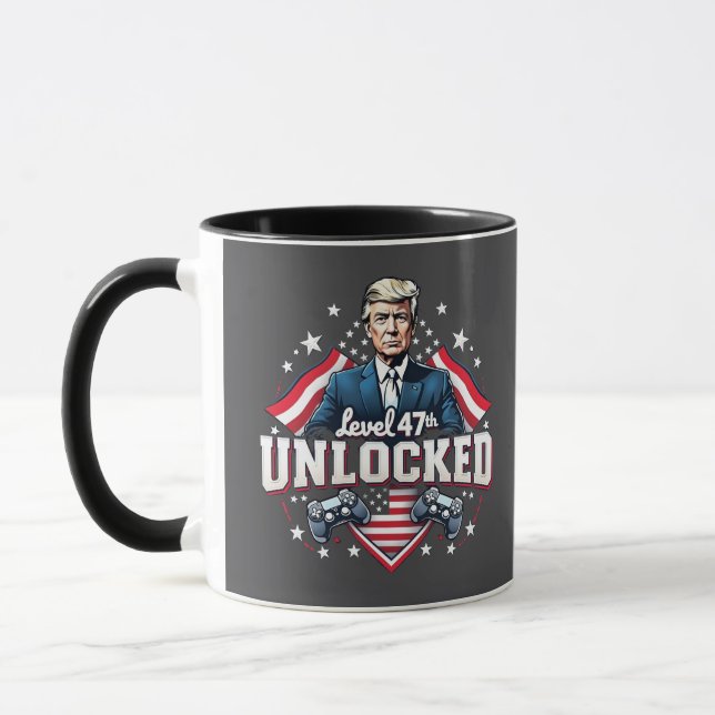 47. Stufe des unverschlossenen Trump-Won-Inagurati Tasse (Links)