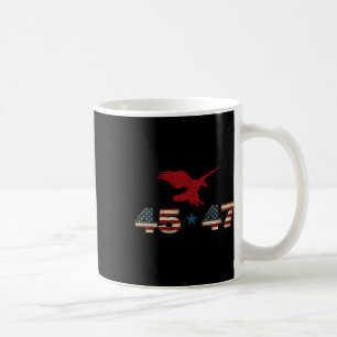 47 Trump 2024 Präsident Wahl Patriotic Eagle U Kaffeetasse