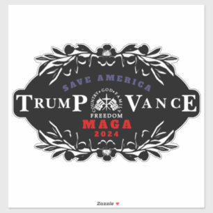 47 Trump J. D. Vance 2024 Aufkleber