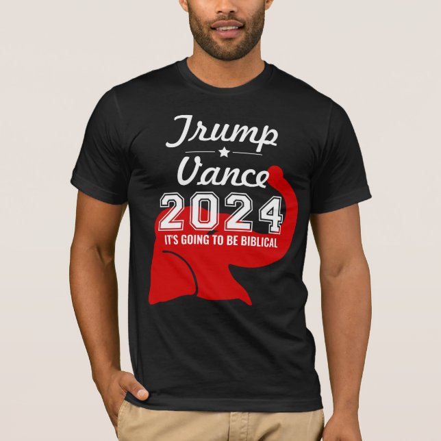 47 Trump J. D. Vance 2024 T-Shirt (Vorderseite)
