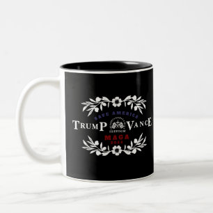 47 Trump J. D. Vance 2024 Zweifarbige Tasse