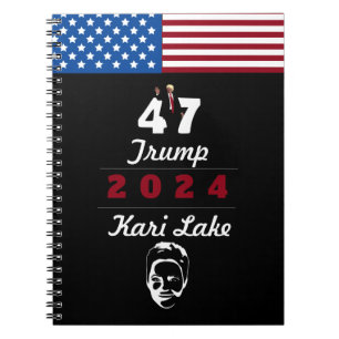 47 Trump Kari Lake 2024 Notizblock