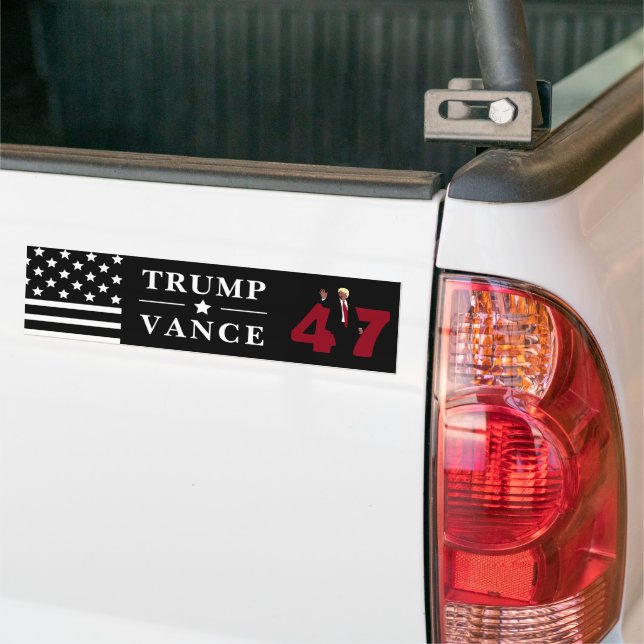 47 Trump Vance 2024 Autoaufkleber (Auf Lkw)